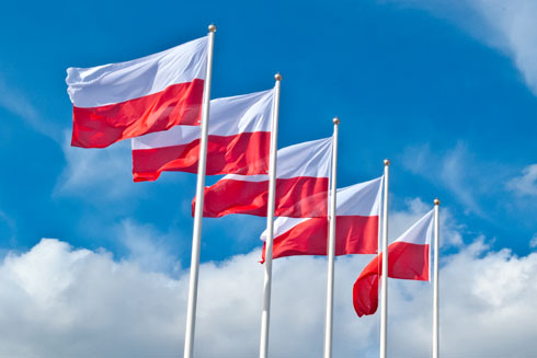 Polskie flagi