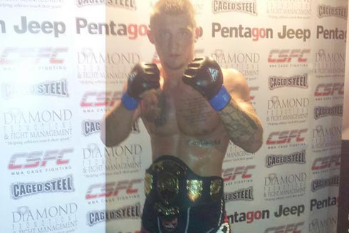 Oskar Somerfeld z pasem CSFC