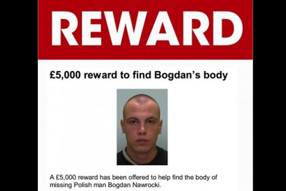 Nagroda za informacje na temat zaginionego Polaka z Nottingham