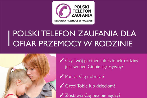 Polski telefon zaufania dla ofiar przemocy w rodzinie