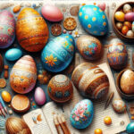 Kolorowe jajka to tradycyjny sposób aby świętować Wielkanoc w Anglii