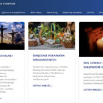 Strona internetowa polskiej parafii w Sheffield.
