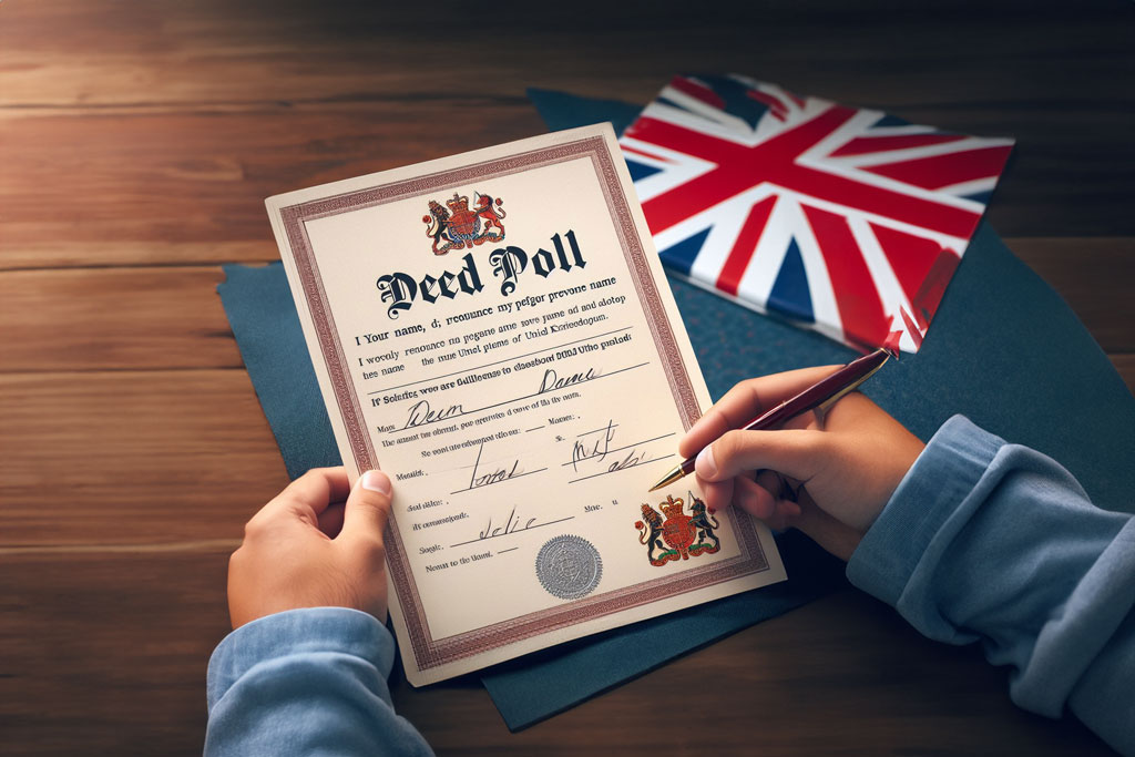 Deed pool to usługa dzięki której można zmienić nazwisko w UK.
